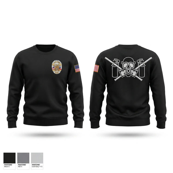 Crew Neck Sweatshirt, Sugar Land Police Special Response Team, Police, Teamtime, Team time, sublimation, custom sports apparel, team uniforms, spirit wear, spiritwear, sports uniforms, custom shirts, team store, custom team store, fundraiser sports, apparel fundraiser