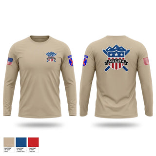 Long Sleeve Performance Shirt, Mountaineer Chapter Adjutant General Regimental Association, Army, Teamtime, Team time, sublimation, custom sports apparel, team uniforms, spirit wear, spiritwear, sports uniforms, custom shirts, team store, custom team store, fundraiser sports, apparel fundraiser