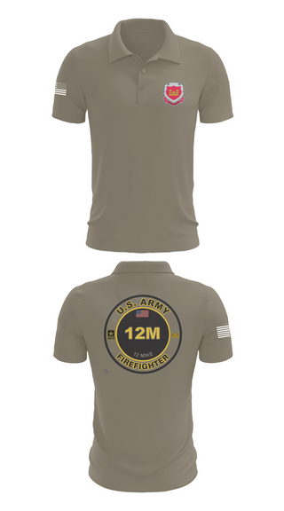 Short Sleeve Performance Polo, 1153rd Firefighter Unit, , Teamtime, Team time, sublimation, custom sports apparel, team uniforms, spirit wear, spiritwear, sports uniforms, custom shirts, team store, custom team store, fundraiser sports, apparel fundraiser