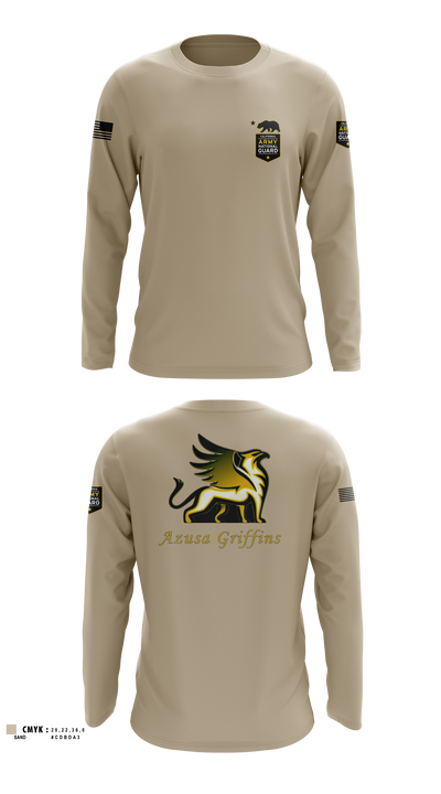 TEAM AZUSA GRIFFINS Long Sleeve Performance Shirt - 1