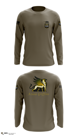 TEAM AZUSA GRIFFINS Long Sleeve Performance Shirt - 2