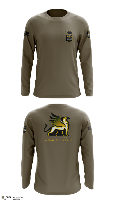 TEAM AZUSA GRIFFINS Long Sleeve Performance Shirt - 2