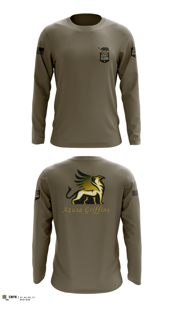 TEAM AZUSA GRIFFINS Long Sleeve Performance Shirt - 2