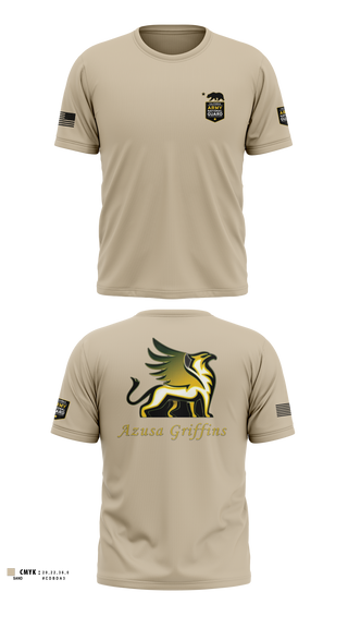 TEAM AZUSA GRIFFINS Short Sleeve Performance Shirt - 1