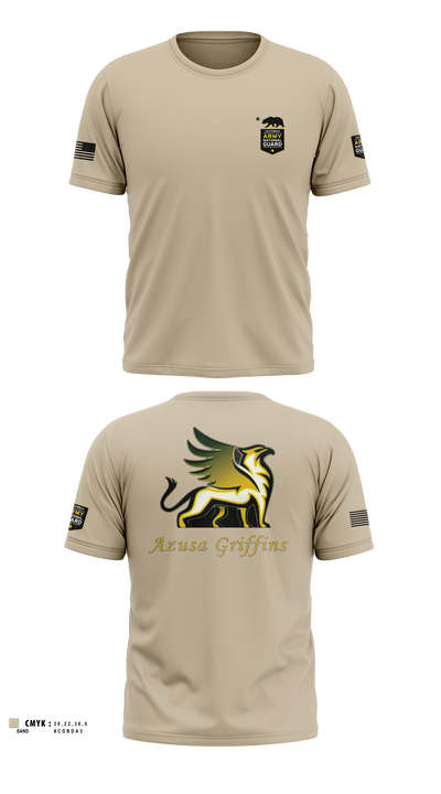 TEAM AZUSA GRIFFINS Short Sleeve Performance Shirt - 1
