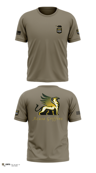 TEAM AZUSA GRIFFINS Short Sleeve Performance Shirt - 2