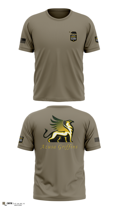 TEAM AZUSA GRIFFINS Short Sleeve Performance Shirt - 2