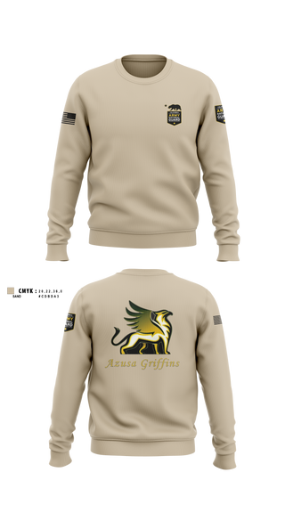 TEAM AZUSA GRIFFINS Crew Neck Sweatshirt - 1