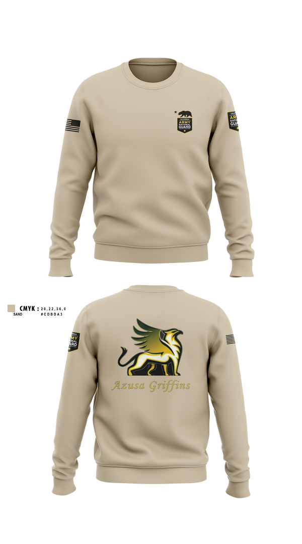 TEAM AZUSA GRIFFINS Crew Neck Sweatshirt - 1