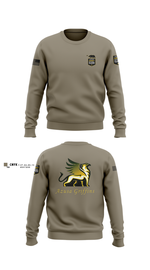 TEAM AZUSA GRIFFINS Crew Neck Sweatshirt - 2