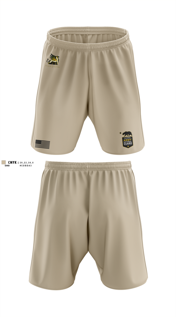 TEAM AZUSA GRIFFINS Athletic Shorts With Pockets - 1