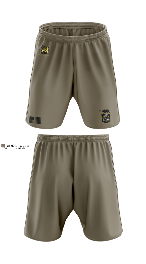 TEAM AZUSA GRIFFINS Athletic Shorts With Pockets - 2