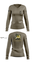 TEAM AZUSA GRIFFINS Women's Long Sleeve V-neck Shirt - 2