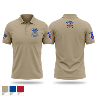 Short Sleeve Performance Polo, Mountaineer Chapter Adjutant General Regimental Association, Army, Teamtime, Team time, sublimation, custom sports apparel, team uniforms, spirit wear, spiritwear, sports uniforms, custom shirts, team store, custom team store, fundraiser sports, apparel fundraiser