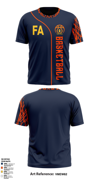 Illinois Impact Basketball 87881800 Old School Cotton Feel Shirt - 1