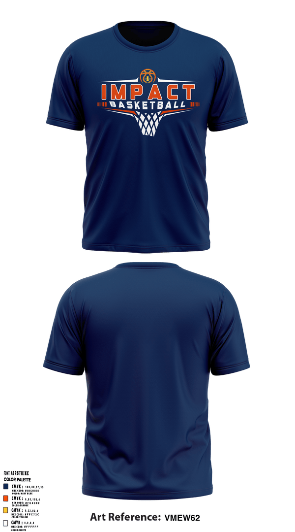 Illinois Impact Basketball 87881800 Short Sleeve Performance Shirt - 3