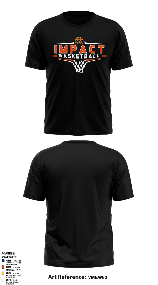 Illinois Impact Basketball 87881800 Short Sleeve Performance Shirt - 2