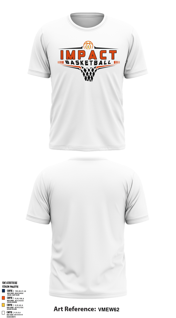 Illinois Impact Basketball 87881800 Short Sleeve Performance Shirt - 4