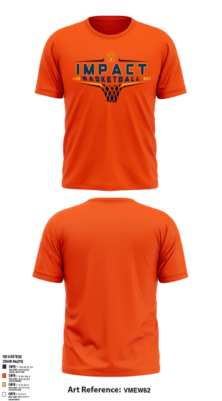 Illinois Impact Basketball 87881800 Short Sleeve Performance Shirt - 5