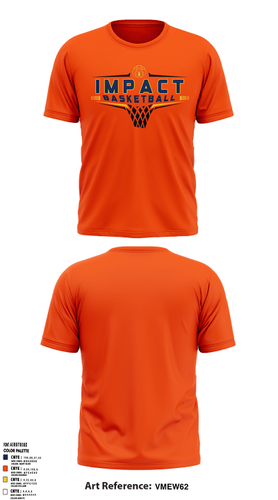 Illinois Impact Basketball 87881800 Short Sleeve Performance Shirt - 5