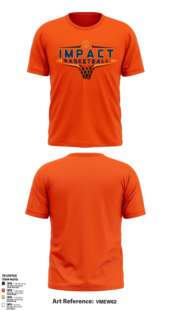 Illinois Impact Basketball 87881800 Short Sleeve Performance Shirt - 5