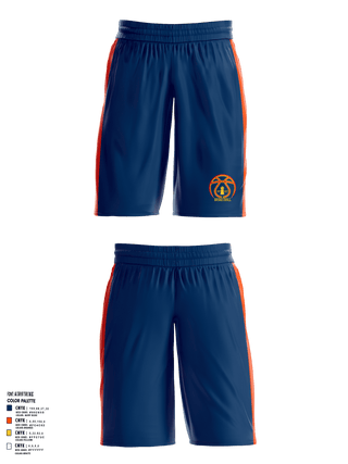 Illinois Impact Basketball 87881800 Mens Reversible Mesh Practice Basketball Shorts 5 inch Inseam - 1