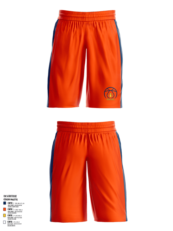 Illinois Impact Basketball 87881800 Mens Reversible Mesh Practice Basketball Shorts 5 inch Inseam - 1