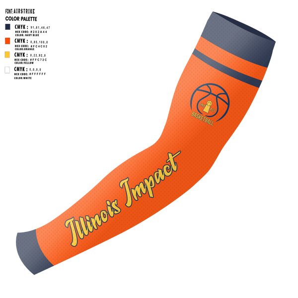 Illinois Impact Basketball 87881800 Arm Sleeve - 1