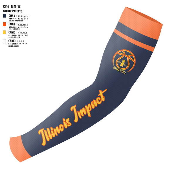 Illinois Impact Basketball 87881800 Arm Sleeve - 2