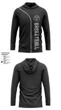 Illinois Impact Basketball 87881800 Long Sleeve Performance Shirt with hood - 2