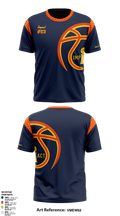 Illinois Impact Basketball 87881800 Old School Cotton Feel Shirt - 2