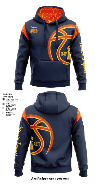 Illinois Impact Basketball 87881800 Hoodie - 1