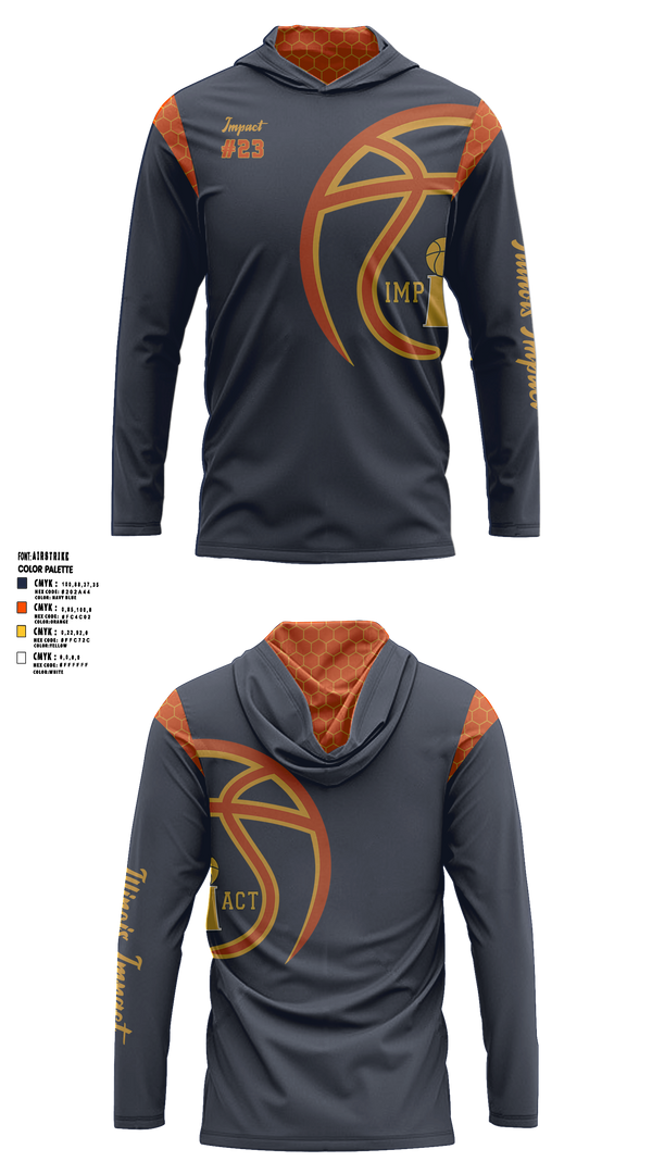 Illinois Impact Basketball 87881800 Hoodie - 4