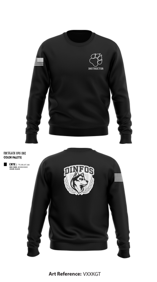 DINFOS (Defense Information School) 29284303 Crew Neck Sweatshirt - 100