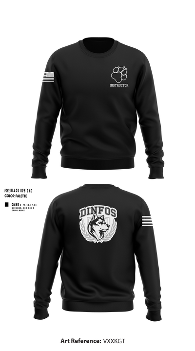 DINFOS (Defense Information School) 29284303 Crew Neck Sweatshirt - 100