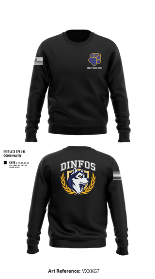 DINFOS (Defense Information School) 29284303 Crew Neck Sweatshirt -103