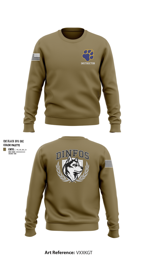DINFOS (Defense Information School) 29284303 Crew Neck Sweatshirt -105