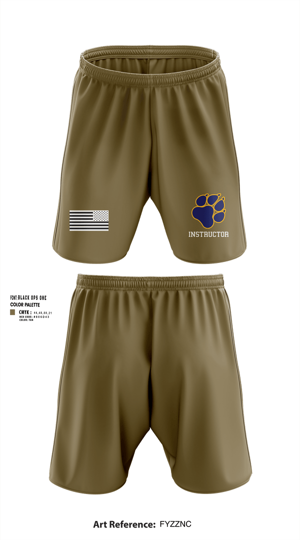 DINFOS (Defense Information School) 29284303 Athletic Shorts With Pockets - 105