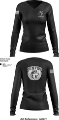 DINFOS (Defense Information School) 29284303 Women's Long Sleeve V-neck Shirt - 100