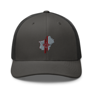 St Clair County Saints Retro Trucker Hat | Yupoong 6606