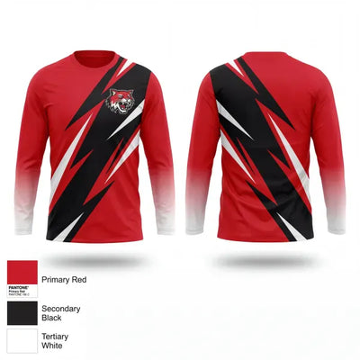 Dorton Wildcats 84879973 Long Sleeve Performance Shirt 1