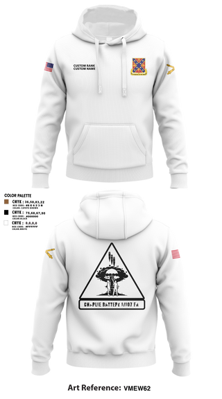 C BTRY 1/107 FA 56836205 Hoodie - 8