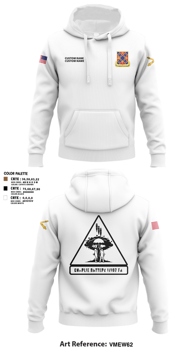 C BTRY 1/107 FA 56836205 Hoodie - 8