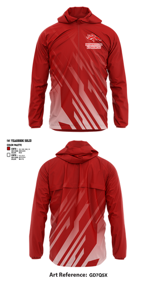 Brownsville Rd Broncos " Shelby Youth Sports" 30416517 Windbreaker - 1