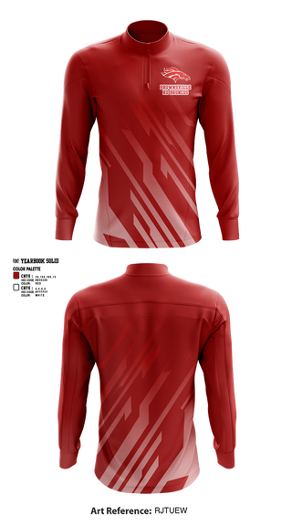 Brownsville Rd Broncos " Shelby Youth Sports" 30416517 Quarter Zip Jacket - 1