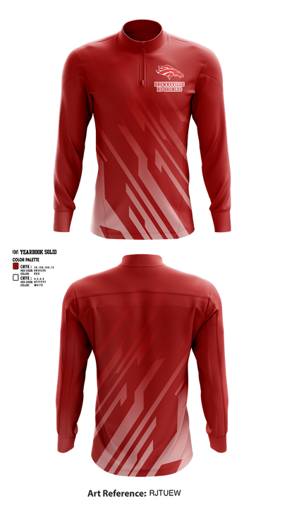 Brownsville Rd Broncos " Shelby Youth Sports" 30416517 Quarter Zip Jacket - 1