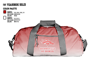 Brownsville Rd Broncos " Shelby Youth Sports" 30416517 Duffle Bag - 1