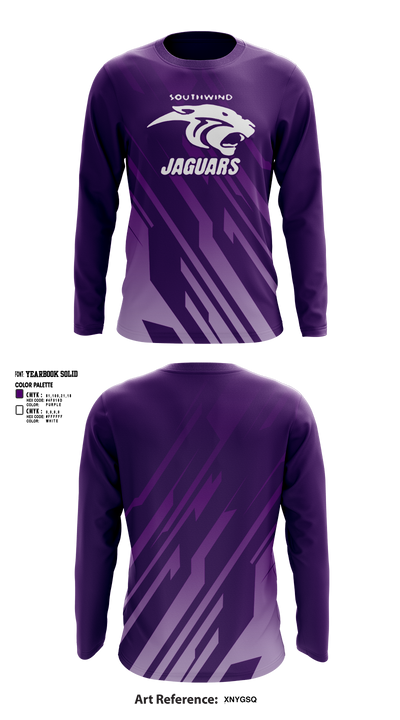 Southwind Jaguars " Shelby Youth Sports" 40717875 Long Sleeve Performance Shirt 1