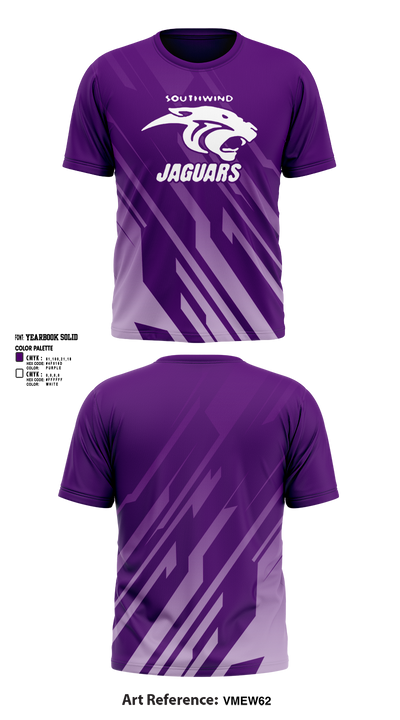 Southwind Jaguars " Shelby Youth Sports" 40717875 Short Sleeve Performance Shirt - 1