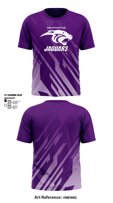 Southwind Jaguars " Shelby Youth Sports" 40717875 Short Sleeve Performance Shirt - 1